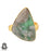 Size 9.5 - Size 11 Ring Variscite 24K Gold Plated Ring GPR715
