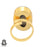 Size 5.5 - Size 7 Adjustable K2 Jasper Afghanite 24K Gold Plated Ring GPR763