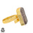 Size 8.5 - Size 10 Ring Lodolite Phantom Quartz 24K Gold Plated Ring GPR834
