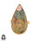 Size 10.5 - Size 12 Ring Rhyolite Rainforest Jasper 24K Gold Plated Ring GPR1015