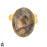 Size 9.5 - Size 11 Ring Purple Labradorite 24K Gold Plated Ring GPR1252