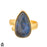 Size 7.5 - Size 9 Ring Blue Labradorite 24K Gold Plated Ring GPR1270