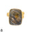 Size 6.5 - Size 8 Ring Blue Labradorite 24K Gold Plated Ring GPR1282