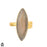 Size 10.5 - Size 12 Ring Purple Labradorite 24K Gold Plated Ring GPR1285