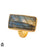 Size 6.5 - Size 8 Ring Blue Labradorite 24K Gold Plated Ring GPR1292