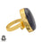 Size 7.5 - Size 9 Ring Sugilite 24K Gold Plated Ring GPR1104