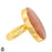 Size 10.5 - Size 12 Ring Sunstone 24K Gold Plated Ring GPR1308