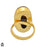 Size 6.5 - Size 8 Ring Seam Agate 24K Gold Plated Ring GPR1546