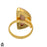 Size 10.5 - Size 12 Ring Scolecite 24K Gold Plated Ring GPR1571