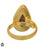 Size 10.5 - Size 12 Ring Tiffany Jasper Bertrandite 24K Gold Plated Ring GPR1574