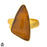 Size 10.5 - Size 12 Ring Tiger's Eye 24K Gold Plated Ring GPR1729