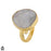 Size 7.5 - Size 9 Ring Moonstone 24K Gold Plated Ring GPR1764