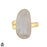 Size 10.5 - Size 12 Ring Moonstone 24K Gold Plated Ring GPR1769