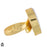 Size 7 - Size 10 Ring Shiva Shell 24K Gold Plated Ring GPR1781