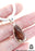 Fire Opal 925 Sterling Silver Pendant & Chain O70