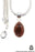 Fire Opal 925 Sterling Silver Pendant & Chain O94