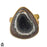 Size 8.5 - Size 10 Ring Septarian Nodule 24K Gold Plated Ring GPR1230