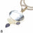 Dendritic Agate Merlinite Pendant & Chain P7657