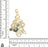 Moonstone Labradorite Pearl Pendant & Chain P7711