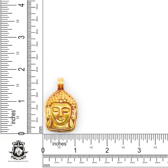 Gautama Buddha Pendant 4mm Snake Chain N50