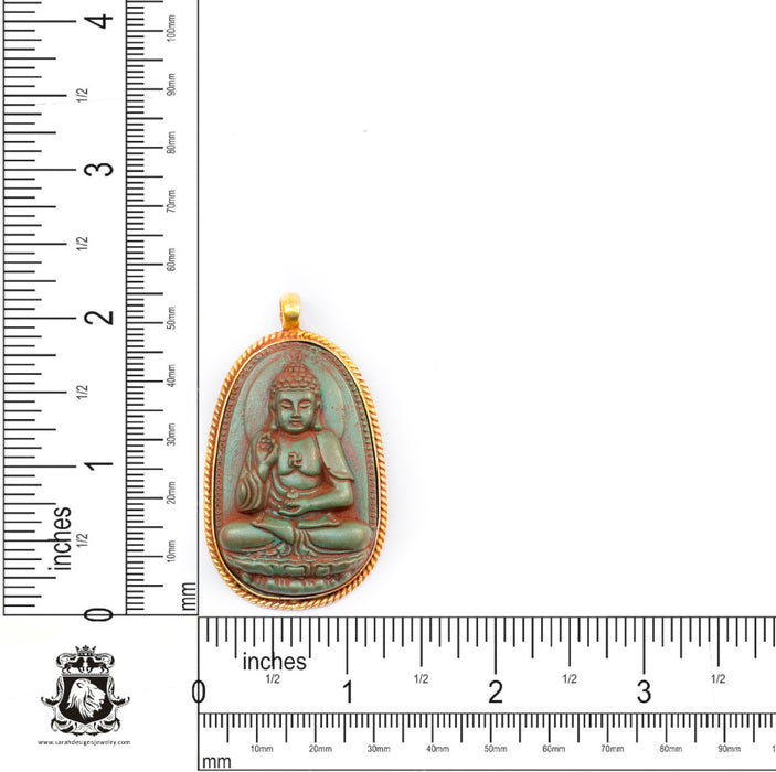 Amitābha Buddha Pendant 4mm Snake Chain N62