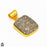 Pyrite 24K Gold Plated Pendant  GPH246