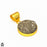 Pyrite 24K Gold Plated Pendant  GPH247