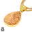 Fossilized Coral 24K Gold Plated Pendant  GPH327