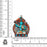 Genuine Turquoise Manjushri Tibetan Prayer Box Pendant 3MM Chain N64