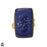 Size 6.5 - Size 8 Ring Lapis 24K Gold Plated Ring GPR1655