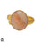 Size 6.5 - Size 8 Ring Ethiopian Opal 24K Gold Plated Ring GPR1586