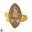 Size 7.5 - Size 9 Ring Tourmalated Quartz 24K Gold Plated Ring GPR1694