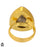 Size 8.5 - Size 10 Ring Crazy Lace Agate 24K Gold Plated Ring GPR1725