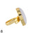 Size 8.5 - Size 10 Ring Selenite 24K Gold Plated Ring GPR1750