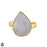 Size 6.5 - Size 8 Ring Moonstone 24K Gold Plated Ring GPR1757
