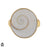 Size 7 - Size 10 Ring Shiva Shell 24K Gold Plated Ring GPR1782