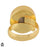 Size 7 - Size 10 Ring Shiva Shell 24K Gold Plated Ring GPR1782
