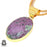 Ruby Zoisite 24K Gold Plated Pendant  GPH102