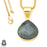 Faceted Labradorite 24K Gold Plated Pendant  GPH112