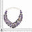 Charoite Necklace Bracelet Earrings SET782