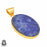 Lapis Lazuli 24K Gold Plated Pendant  GPH346