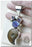Placenticeras Ammonite Druzy Amethyst 925 Sterling Silver Pendant 4mm Snake Chain P21