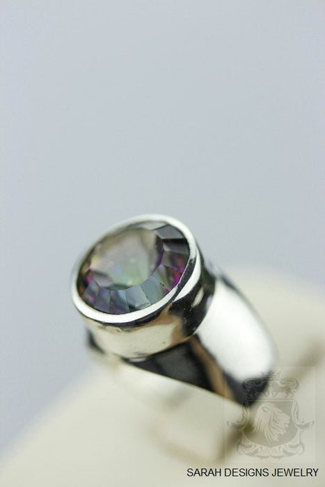 Size 7 Mystic Topaz Sterling Silver Ring r367