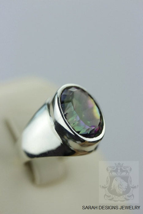 Size 6 Mystic Topaz Sterling Silver Ring r394