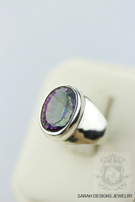 Size 6 Mystic Topaz Sterling Silver Ring r394