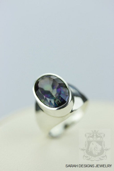 Size 6 Mystic Topaz Sterling Silver Ring R351
