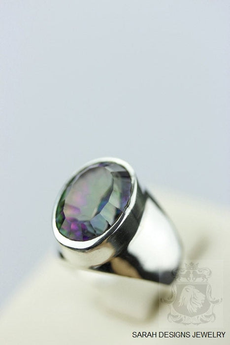Size 6.5 Mystic Topaz Sterling Silver Ring r378