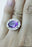 Size 5 Amethyst Topaz Sterling Silver Ring R426