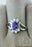 Size 7 Amethyst Sterling Silver Ring r494