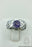 Size 6 Amethyst Sterling Silver Ring r510
